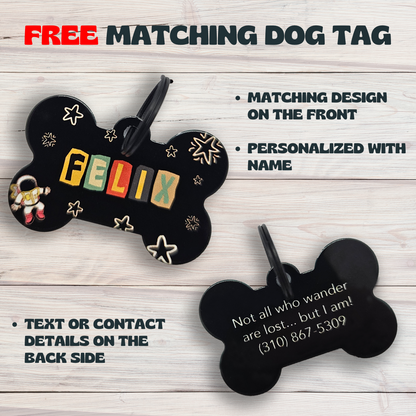 Collar + Free Dog Tag - Cosmos