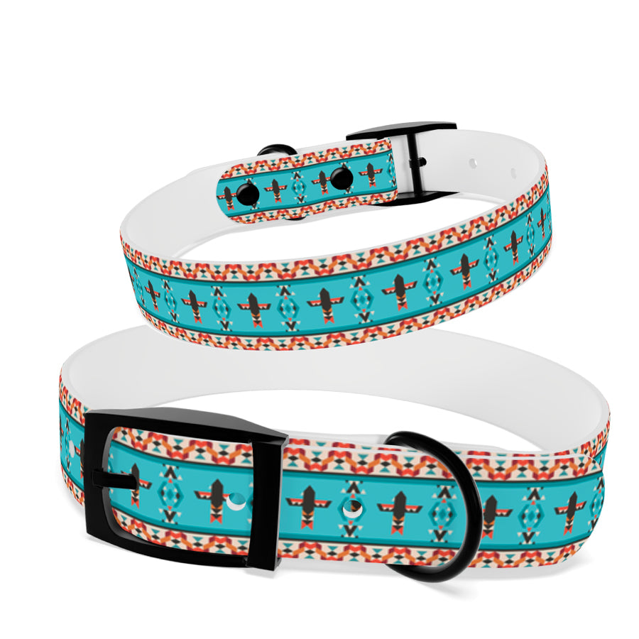 Personalized Native American Dog Collar | Antimicrobial, Waterproof & Odor Resistant