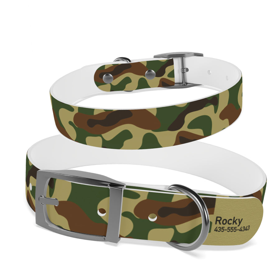 Personalized Military Dog Collar | Antimicrobial, Waterproof & Odor Resistant