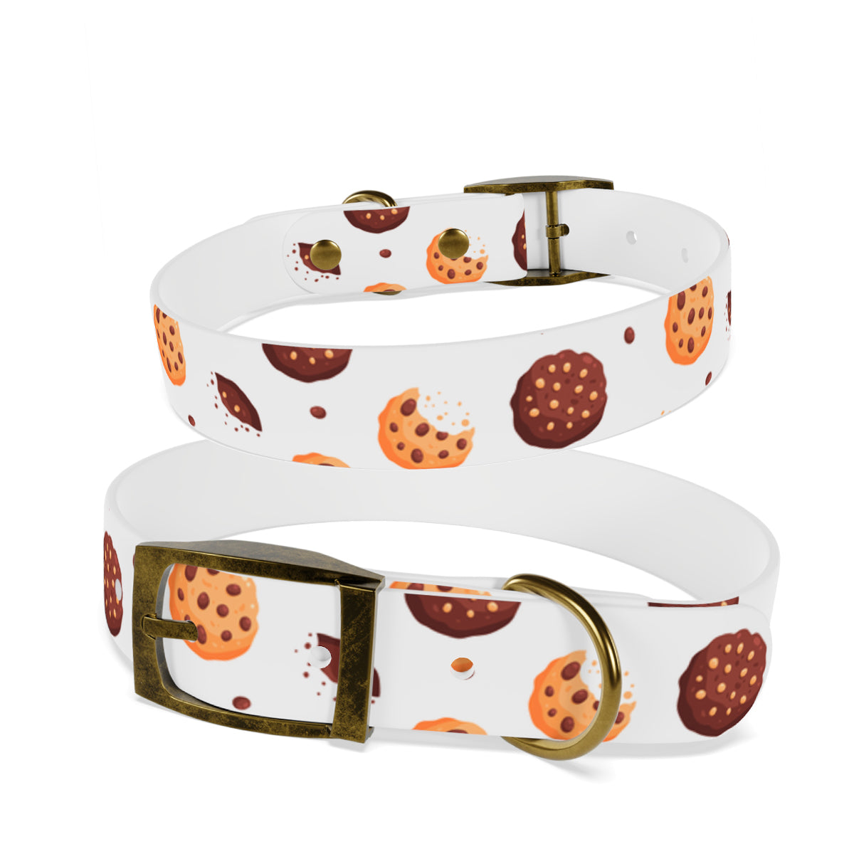 Personalized Cookies Dog Collar | Antimicrobial, Waterproof & Odor Resistant