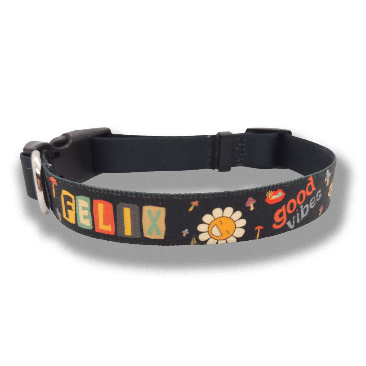 Personalized Collar - Good Vibes Only