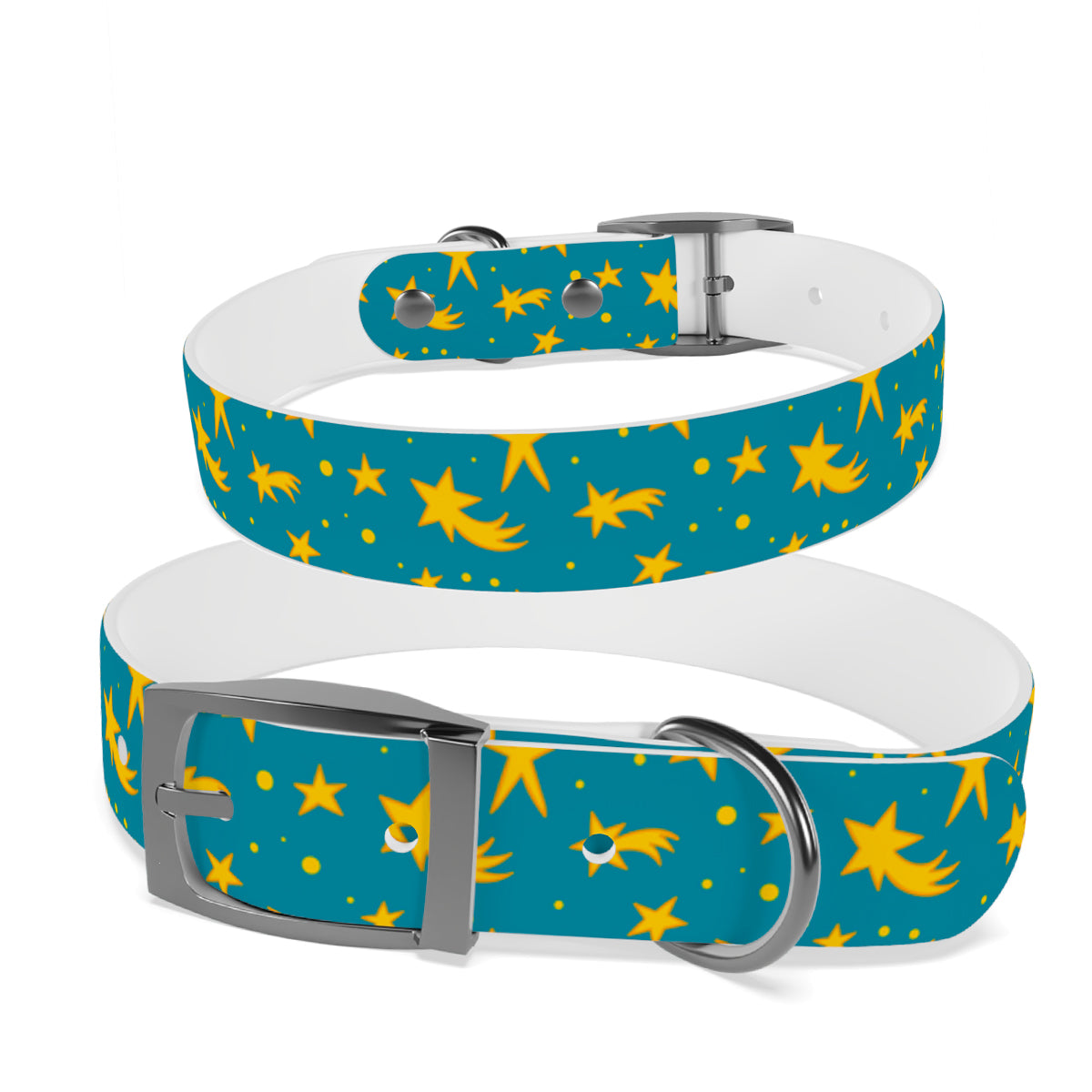 Personalized Star Dog Collar | Antimicrobial, Waterproof & Odor Resistant